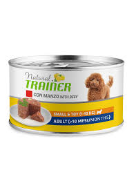 Natural Trainer Adult Small&Toy con Manzo 150g - Cani Adulti Natural Trainer Adult Small&Toy con Manzo 150g - Cani Adulti